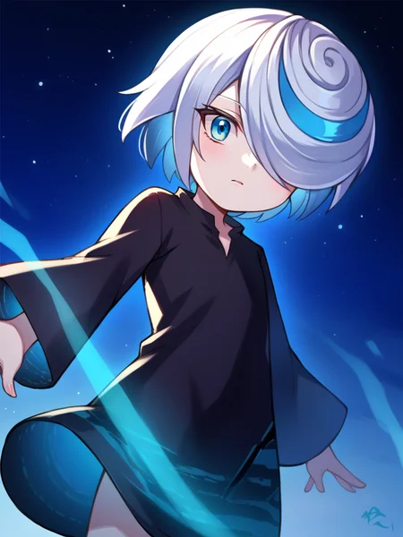 score_9, score_8_up, score_7_up, source_anime, BREAK
1girl, solo, <lora:Sage-20:1> sage, short hair, hair over one eye, white hair, goodsage, blue eyes, blue hair, two-tone hair