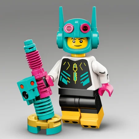 lego minifig of a man wearing a cyberpunk outfit<lora:legominifig-v1.0-000003:0.8>