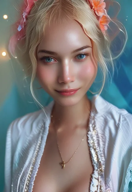 score_9, score_8_up, score_7_up, score_6_up, 1girl, female, solo,  femenine, petite, lean, pale skin, smile, diaphanous white dress, large breasts, female focus, close up, perfect anatomy, perfect face, standing,  abstract beauty, beautiful, centered, looking at the camera, approaching perfection, dynamic, moonlight, highly detailed, portrait