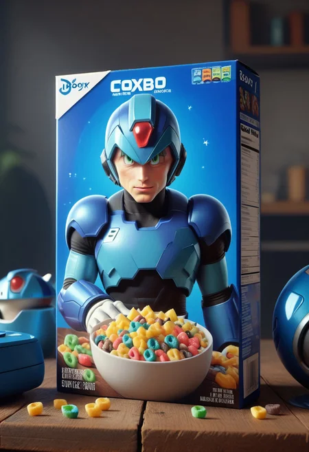 score_9, score_8_up, score_7_up, BREAK
c3r34lbox, food, 1boy, solo, Android, blue bodysuit, blue armor, helmet, green eyes,