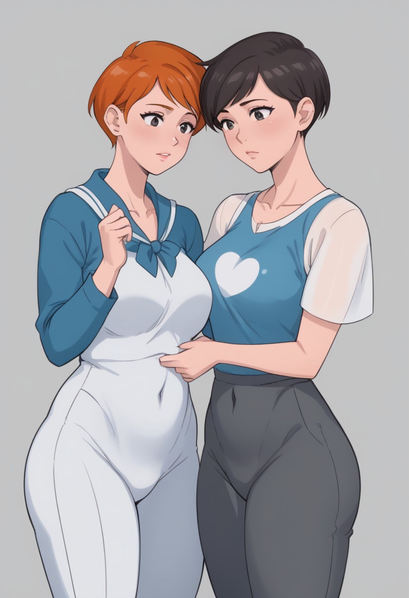 mother pixie cut holding a newborn preemie