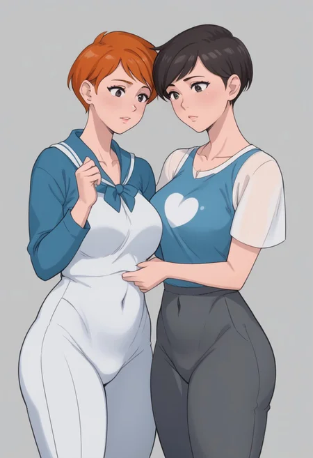 mother pixie cut holding a newborn preemie