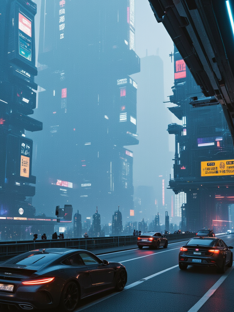 <lora:Space_Worlds_01__Poetic_flux2:1>  sw01p_flux, driving on the highway over a underwater cyberpunk city, giant waves,