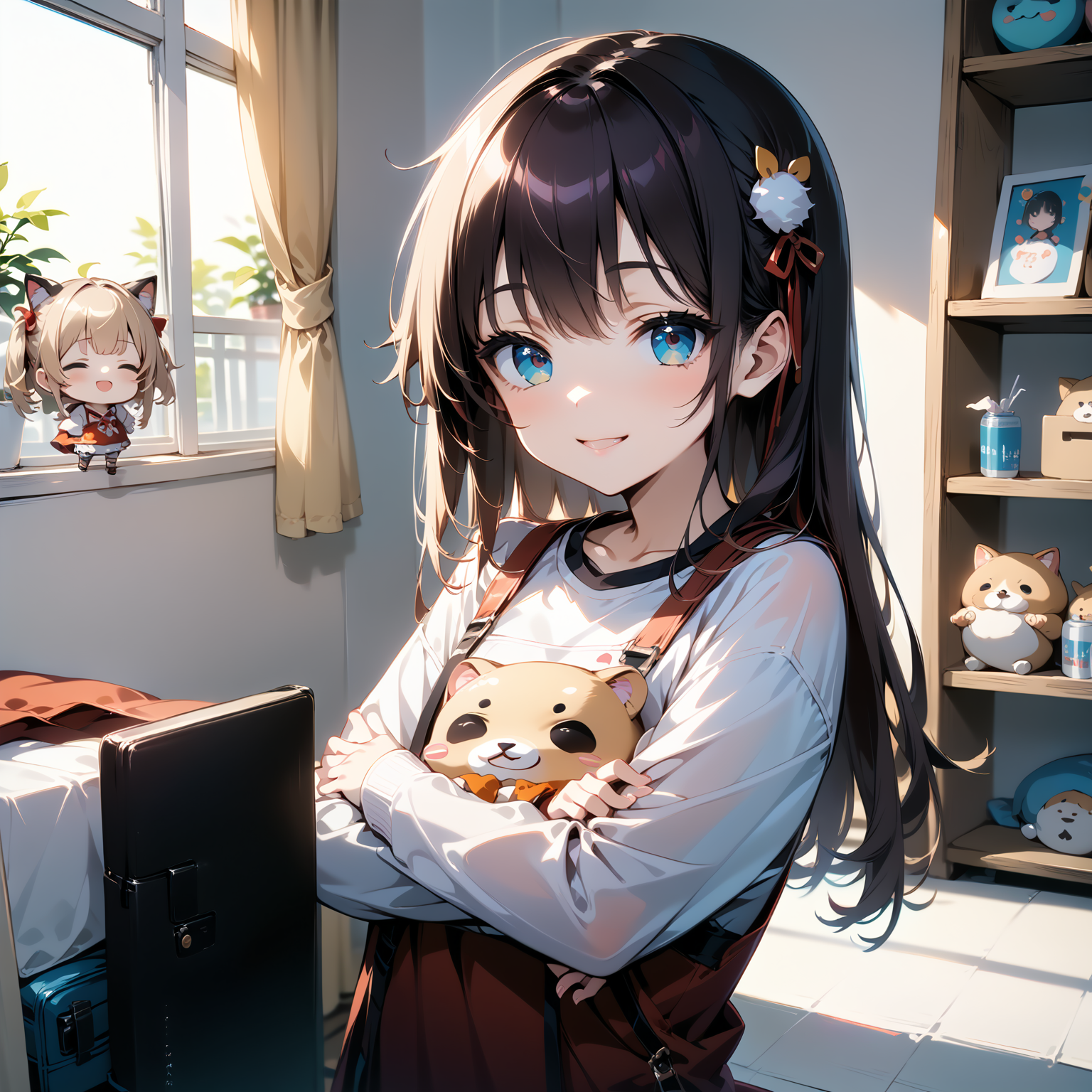 score_9, score_8_up, score_7_up,source_anime,masterpeace,
<lora:SD15counterfeitstyleAlpha>
SD15counterfeitstyle,
chibi, anime style ,nursery room,solo,smile,Baby Clothes,