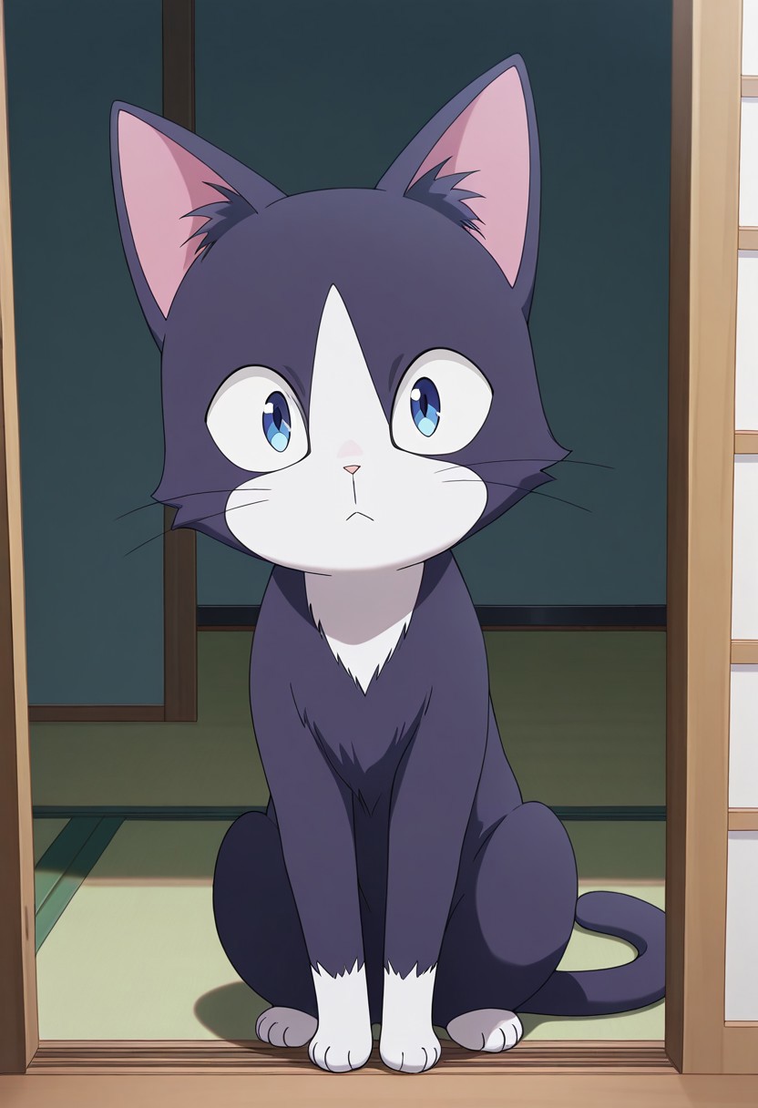 (absurdres, best quality, masterpiece:1.4), amazing quality, highres, newest, detailed, detailed body, detailed face, source anime, anime coloring, beautiful, petite, 
BREAK
WWNemu, NemuCat, cat,  no humans, animal focus, blue eyes