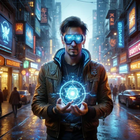 score_9, score_8_up, score_7_up, rating_safe, source_photo, Cyberspace, PEJoker, An epic photo of The Joker floating in cyberspace, ((created by glowing magical energy in cyberspace)), virtual reality, (hologram:0.6), digital city, (matrix inspired landscape:1.2), neon streets, (cyberpunk art:0.8), cyberpunk netrunner's digital world, realistic, masterpiece, best quality, highly detailed, sharp focus, dynamic lighting,