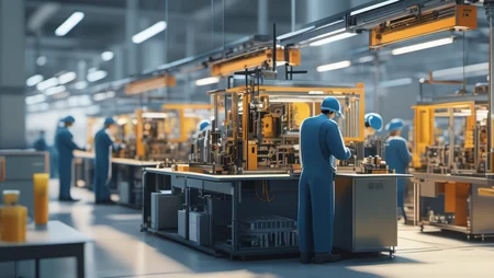 <lora:labor-vx:1.0> ,GWlabor, masterpiece, high quality, high detailed,
people are working inside a factory line, in the style of realistic hyper-detailed rendering, light amber,ps1 graphics, iso 200, contact printing, mechanical designs