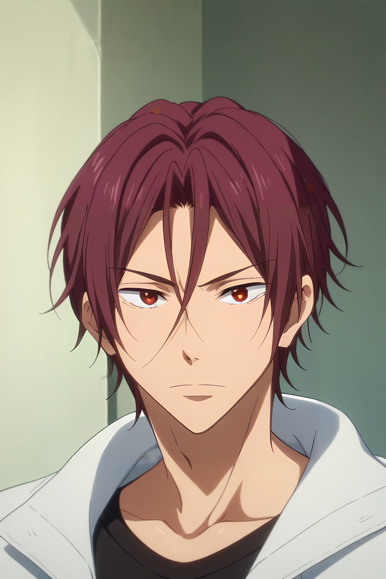 score_9, score_8_up, score_7_up, source_anime, anime screencap, , official style, looking at viewer, upper body, , 1boy, solo, male focus, <lora:rin_matsuoka_pony:0.92>, rin_matsuoka, red hair, red eyes, hair between eyes, , waterpark, , <lora:sdxl_lightning_8step_lora:1>