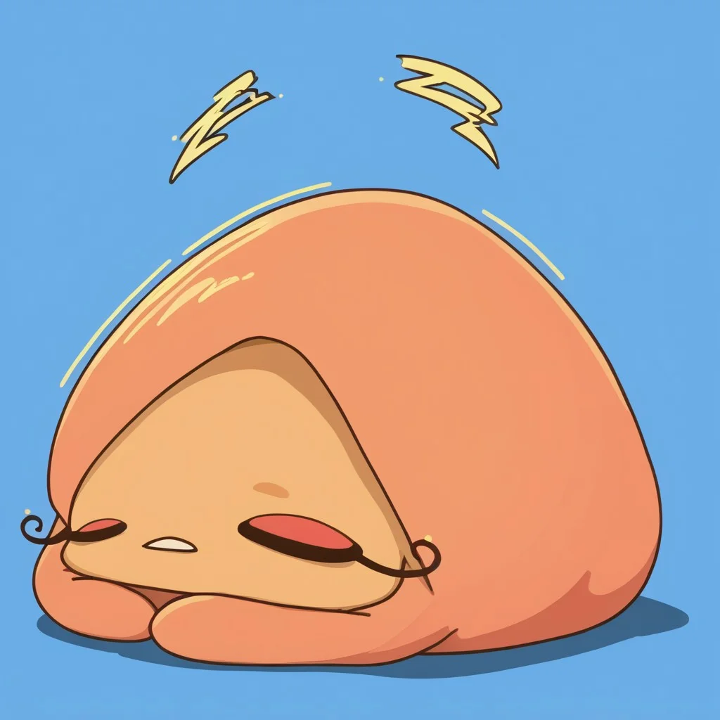 score_9, score_8_up, score_7_up,
masterpiece, best quality, detailed, amazing quality,
simple background,
solo, no humans, gudetama, zzz, closed eyes, sleeping,
easynegative