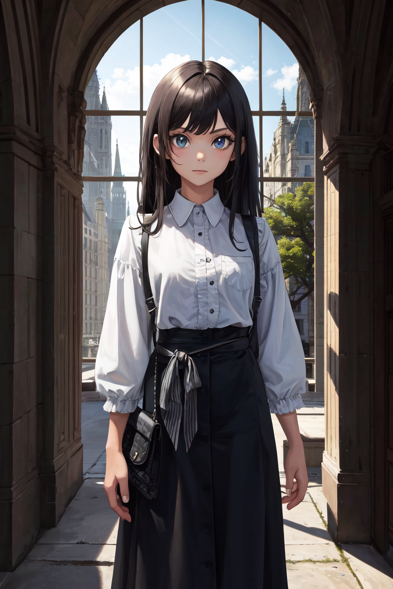 masterpiece, best quality, 1girl, solo, standing, looking at viewer