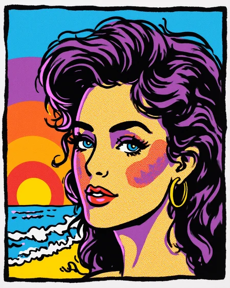 80s Analogue Screen Prints Flux