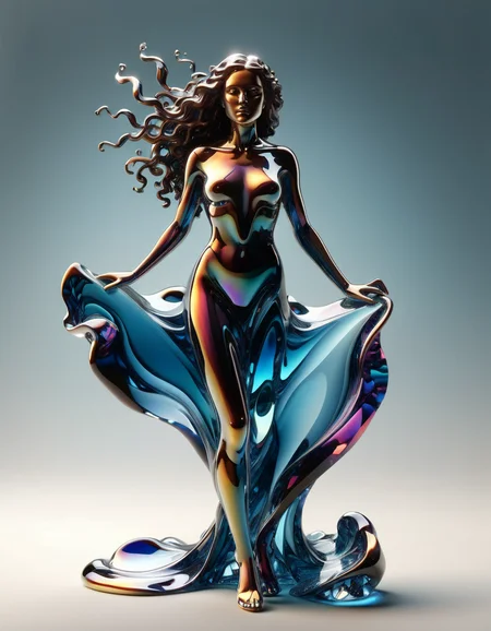 crystallized immortal woman, full body, curly hair <lora:ral-vbrntacyl-sdxl:0.85> made of ral-vbrntacyl