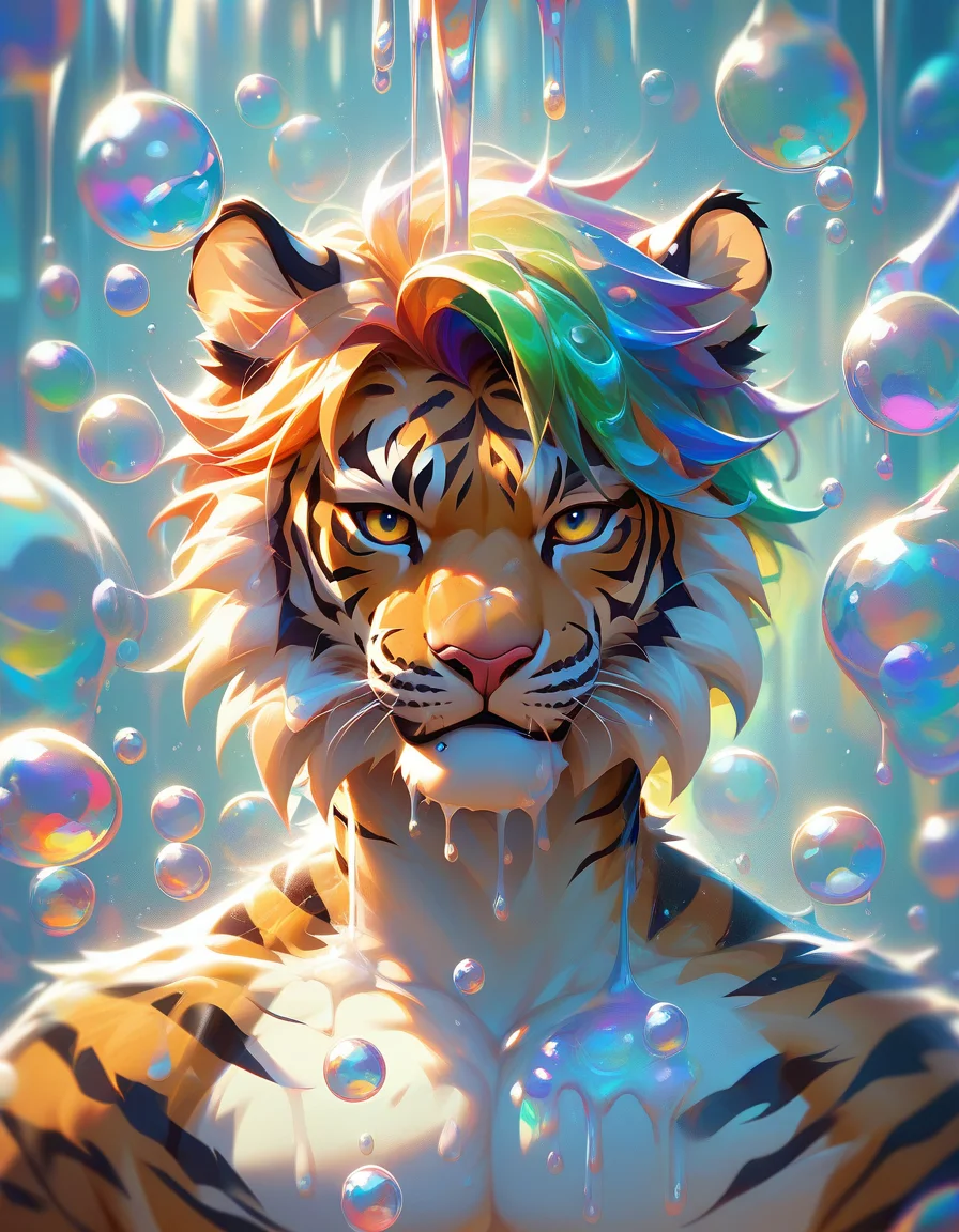 score_9, score_8_up, score_7_up, thickwater,  liquid, bubbles, translucent, prism, tiger in a liquid, amazing quality, best aesthetic, ((best quality:1.1)) <lora:thickwater:1>  <lora:aesthetic_anime_v1s:1>
