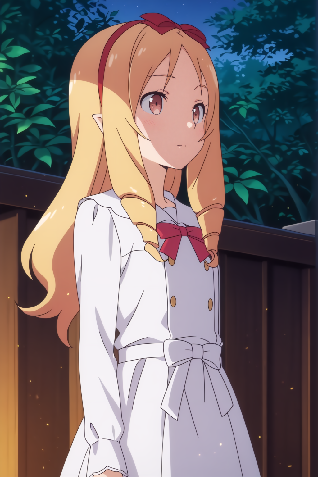 Elf Yamada, anime coloring <lora:Eromanga_sensei-Elf_Yamada-illust:0.8>