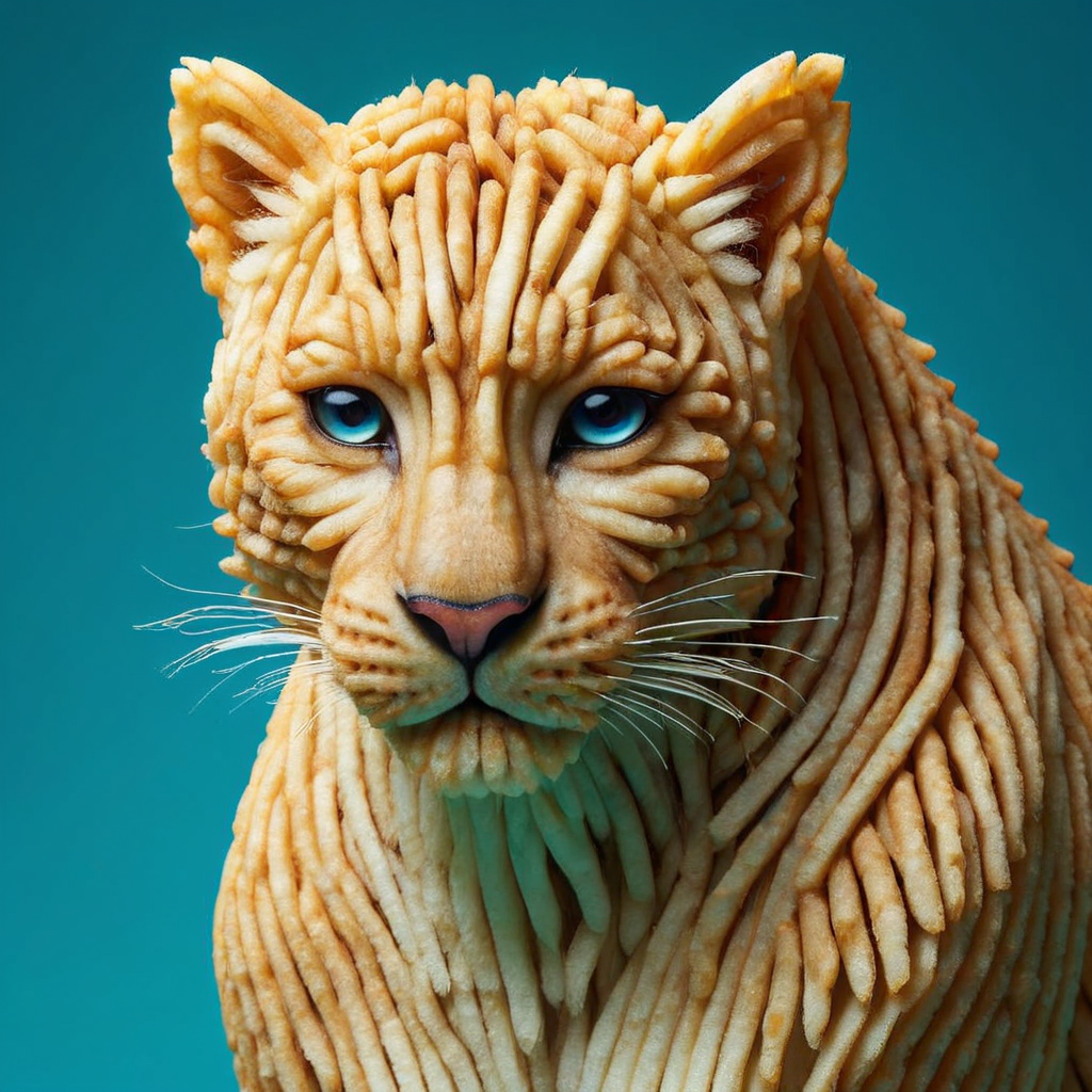 a leopard, friessty1e<lora:friessty1e:0.75>