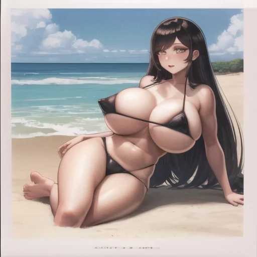 <lora:Nemo-02:1>,woman on the beach in micro bikini