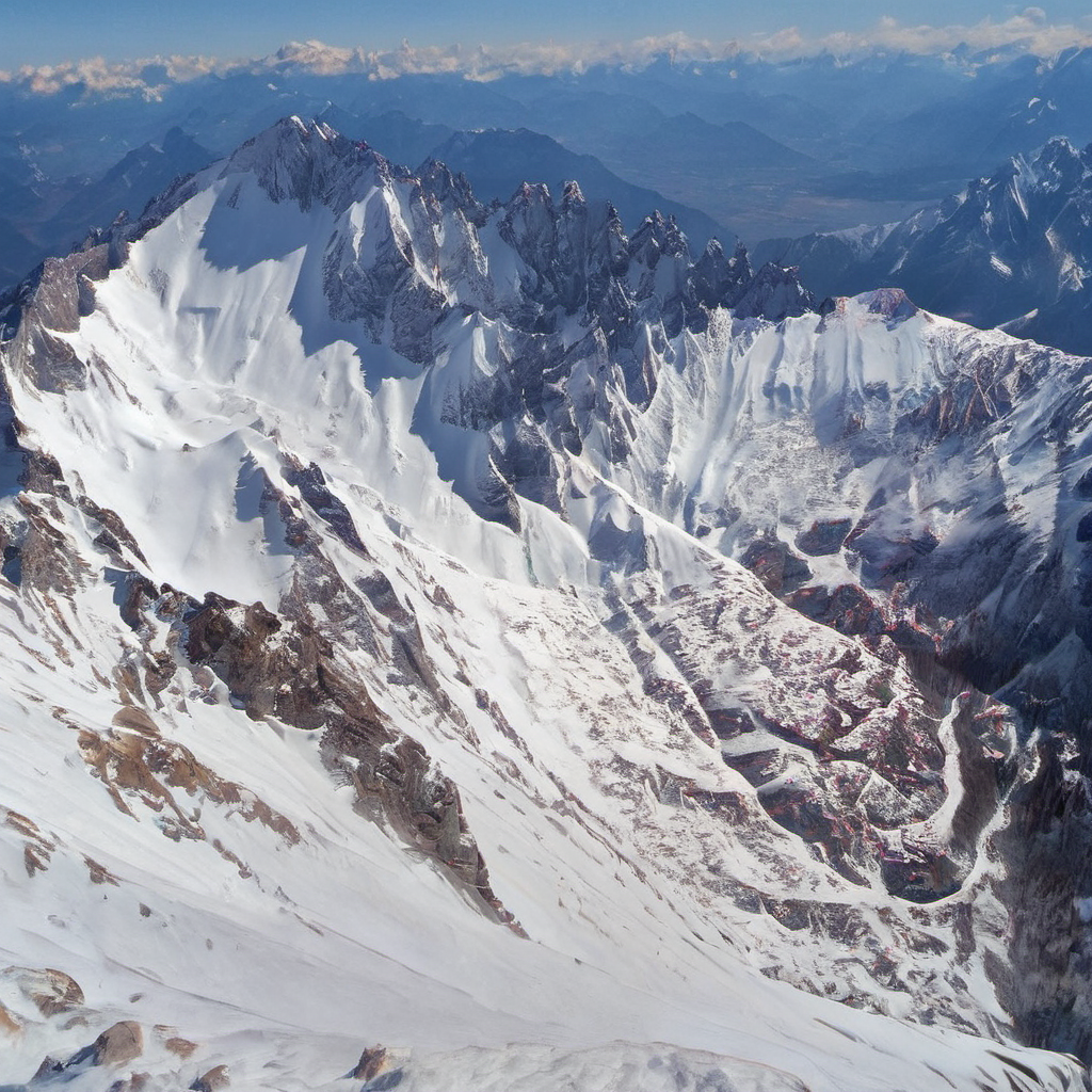 picture of snow mountain, smxl, bright sunny day, vivid, spring, colorful   <lora:snowmountxl_v1:1>