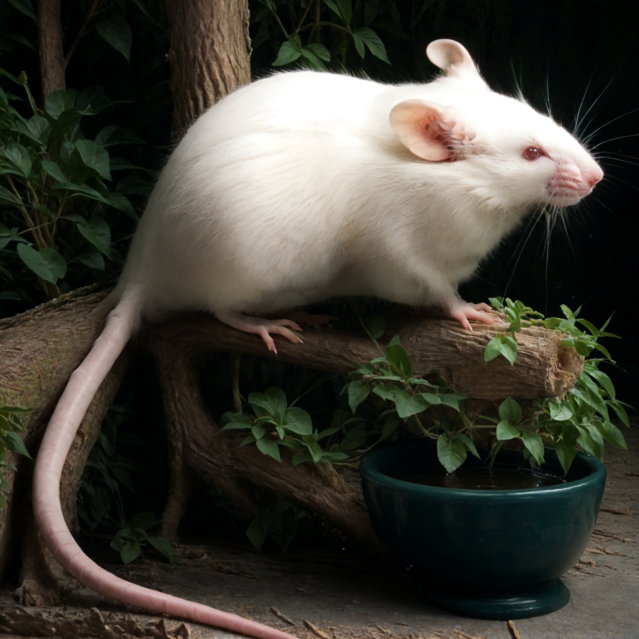 score_9,score_8_up,score_7_up,best quality,masterpiece,super detailed,extreme detailed,full_body,zPDXL,
<lora:Pony_DetailV2.0:1> BREAK forest,<lora:white mice:1>,no humans,animal,from side,white mice,standing,