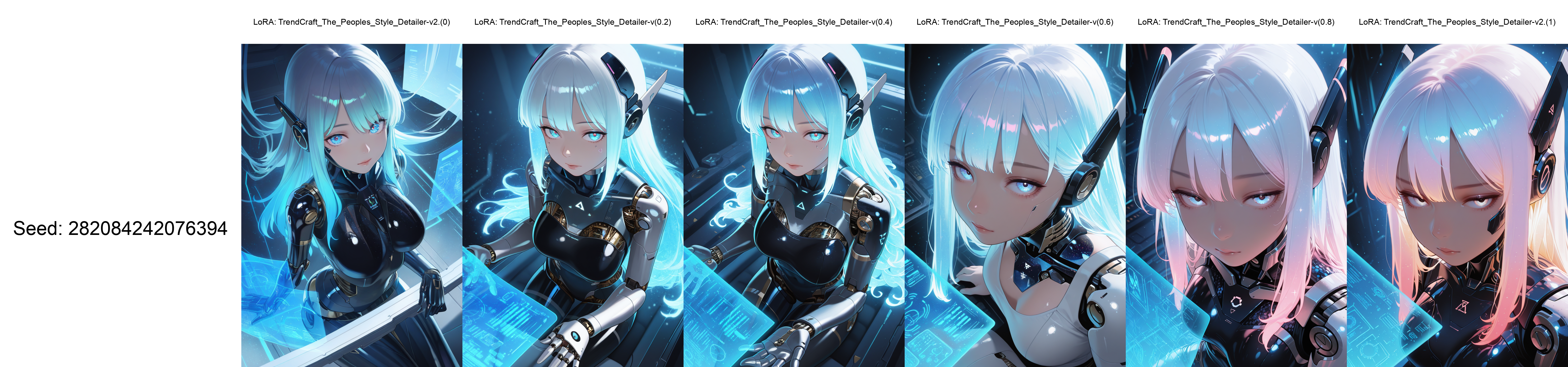 lazypos, science fiction, 1girl, android, holographic interface, glitter, light particles, faint lighting, glowing, ethereal, neon hair, glowing hair, long hair, looking at viewer, relaxing, from above, dynamic angle