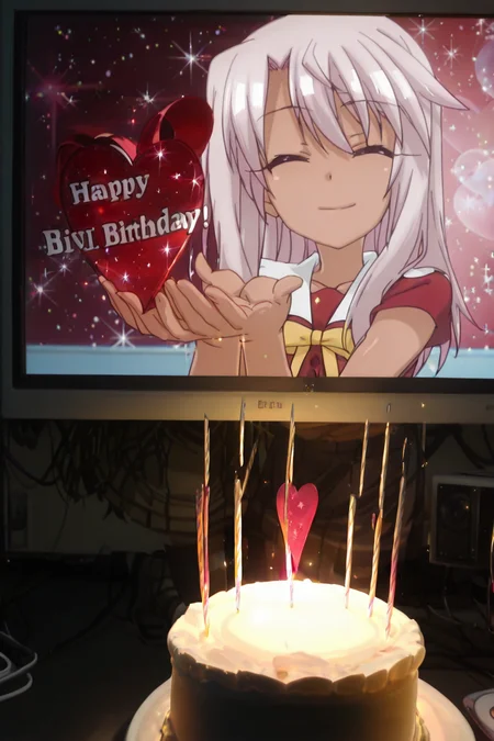 detailed background, shiny skin, posing,
heart, bloom, glitter, sparkle,
<lora:dinnerwaifu.il:1.5>,
dinnerwaifu,
waifubirthday,
<lora:prisma.il:1>,
prisma,
chloe,