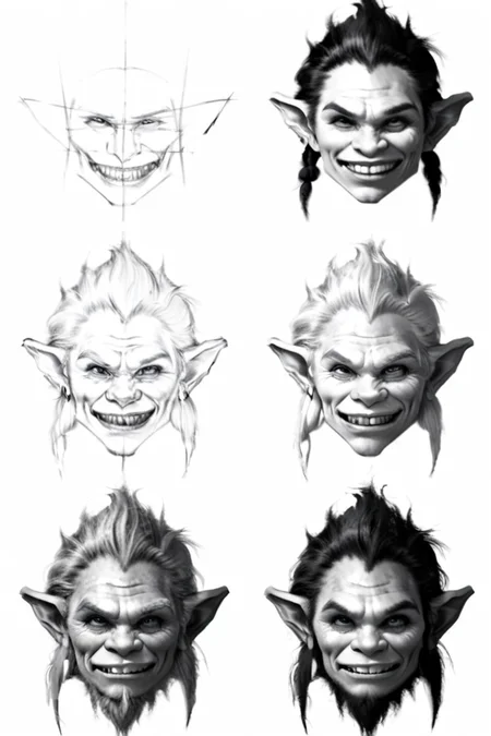 <lora:How_to_draw_step_by_step_2:1> howtodraw, greyscale sketch, 4 steps, troll, detailed
<lora:add-detail-xl:1>