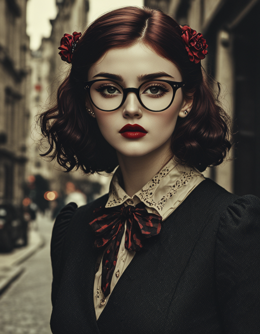 novuschroma78 style wearing glasses <lora:novuschroma78 style:1>, <lora:sdxl_lightning_8step_lora:1>