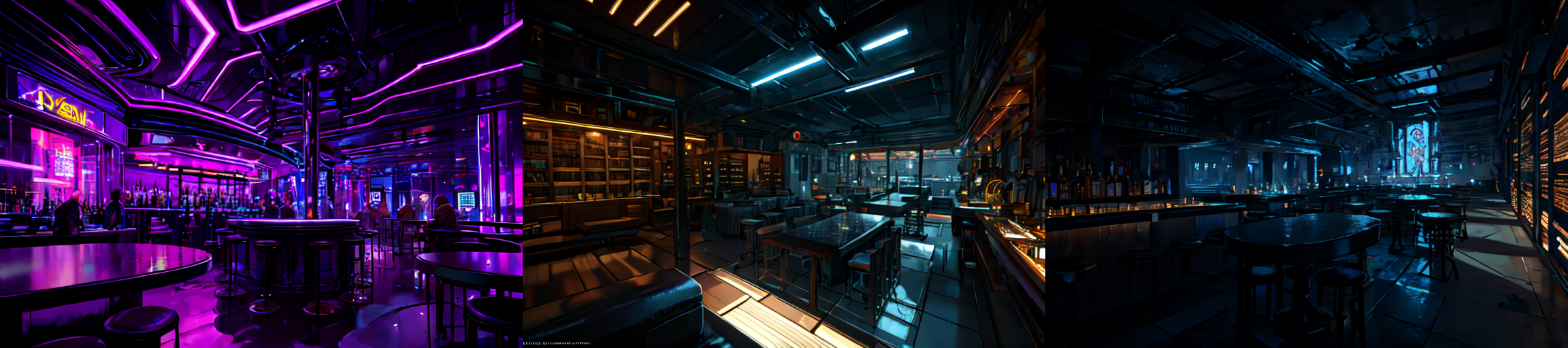 highly insanely detailed, masterpiece, top quality, best quality, highres, 4k, 8k, RAW photo, (very aesthetic, beautiful and aesthetic), 
__lazy-wildcards/subject/env-bg-interior/cyberpunk_club/prompts__, 
<lora:Cyberpunk_Club:0.6>, 
(1girl:1.3), 1other, 
__lazy-wildcards/dataset/background__,âââ