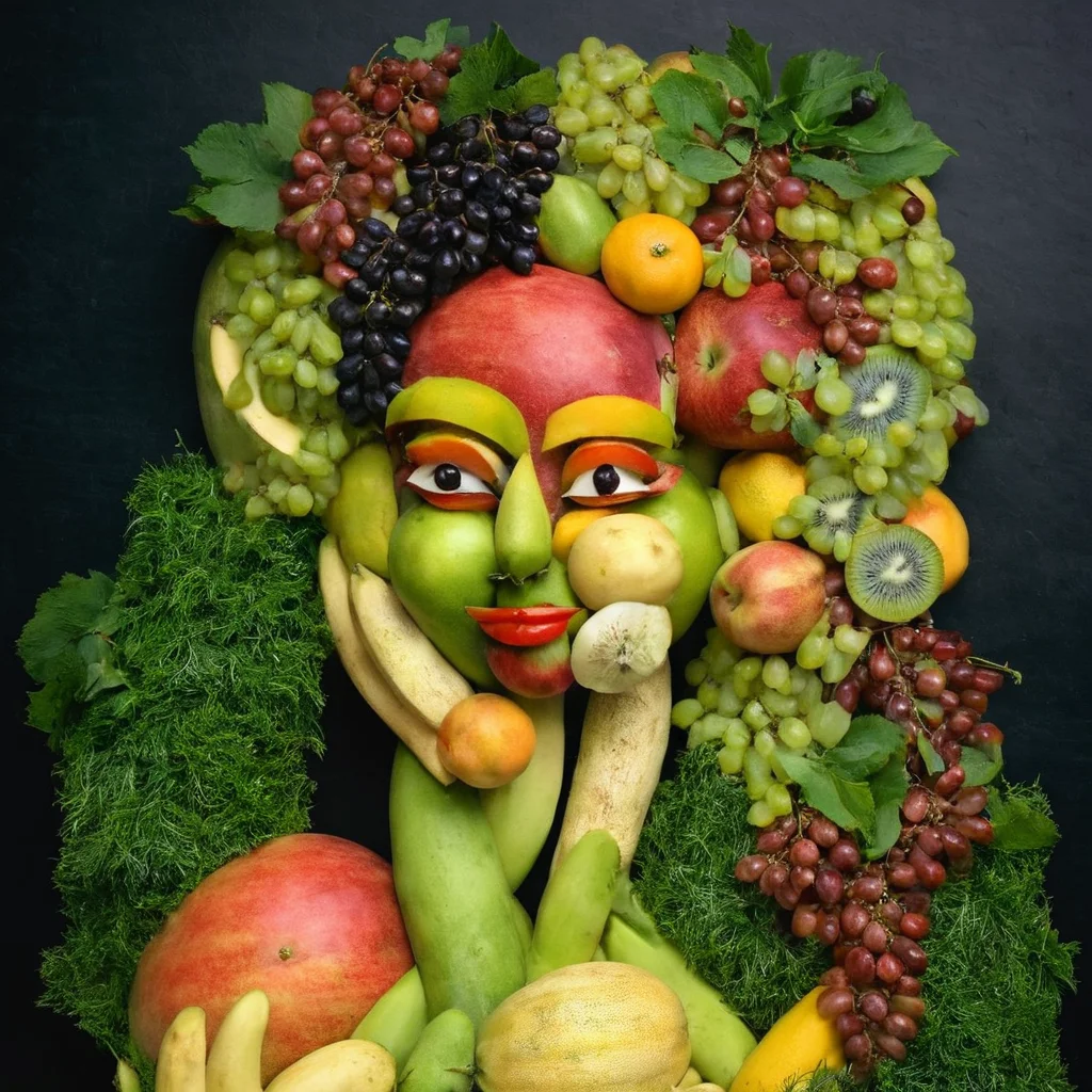 <lora:SDXL_Fruits_Sa_May:1> made from fruit, a woman