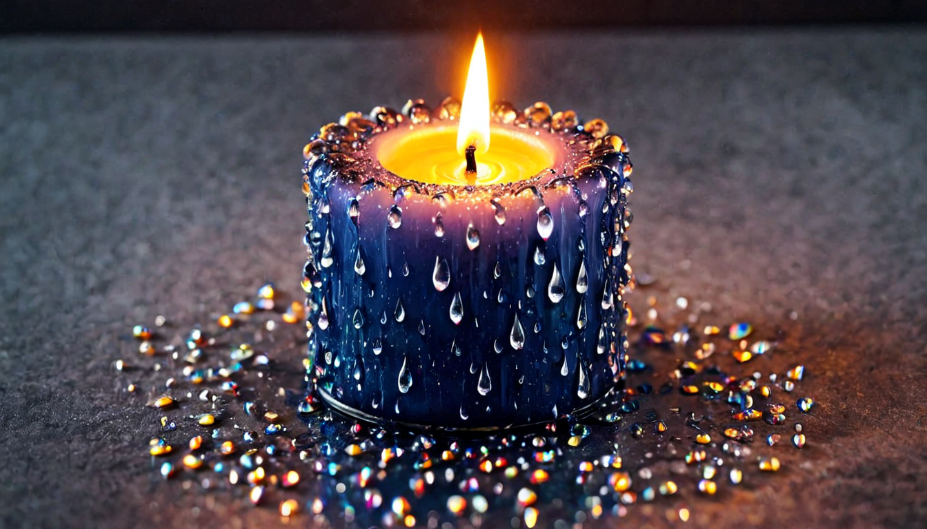 tearStyle, candle,  <lora:tearStyle2-000005:1>