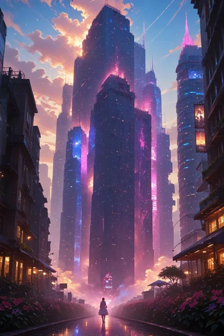 colorful,detailed background,Cinematic Lighting,film grain,score_9,score_8_up,score_7_up,masterpiece,best quality,highly detailed,
<lora:(增强)sdxl_lightning_8step_lora:1>,<lora:glowneon_xl_v1:1>,glowing,<lora:add_details_xl:1>,<lora:hand 4:0.8>,hand person,<lora:Expressive_H:0.8>,Expressiveh,
<lora:th3rm4lXLP:0.6>,th3rm4l,
building,cityscape,double exposure,flower,skyscraper,no humans,