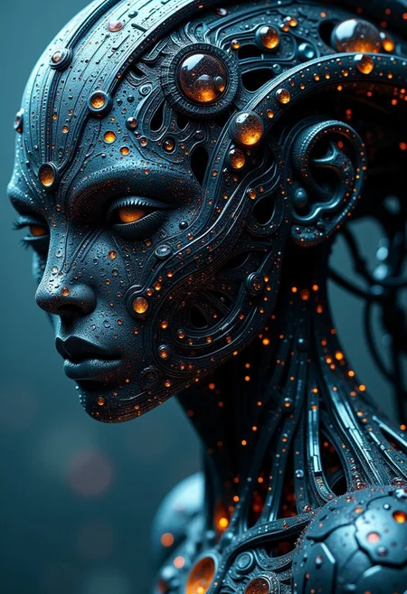 (biopunk, alien woman obsidian skin, intricate line art), intricacy, 8k, ultra detail, artstation trends, sharp focus, studio photography, intricate details, high detail, Greg Rutkowski. photonegative refractograph --ar 8:10 --v 6.0...cyberbiochemical art, ideal anatomy of the body, diffusion reaction with slime mold, photonegative refractograph.soft natural volumetric cinematic ideal light --ar 9:16 - -style 750