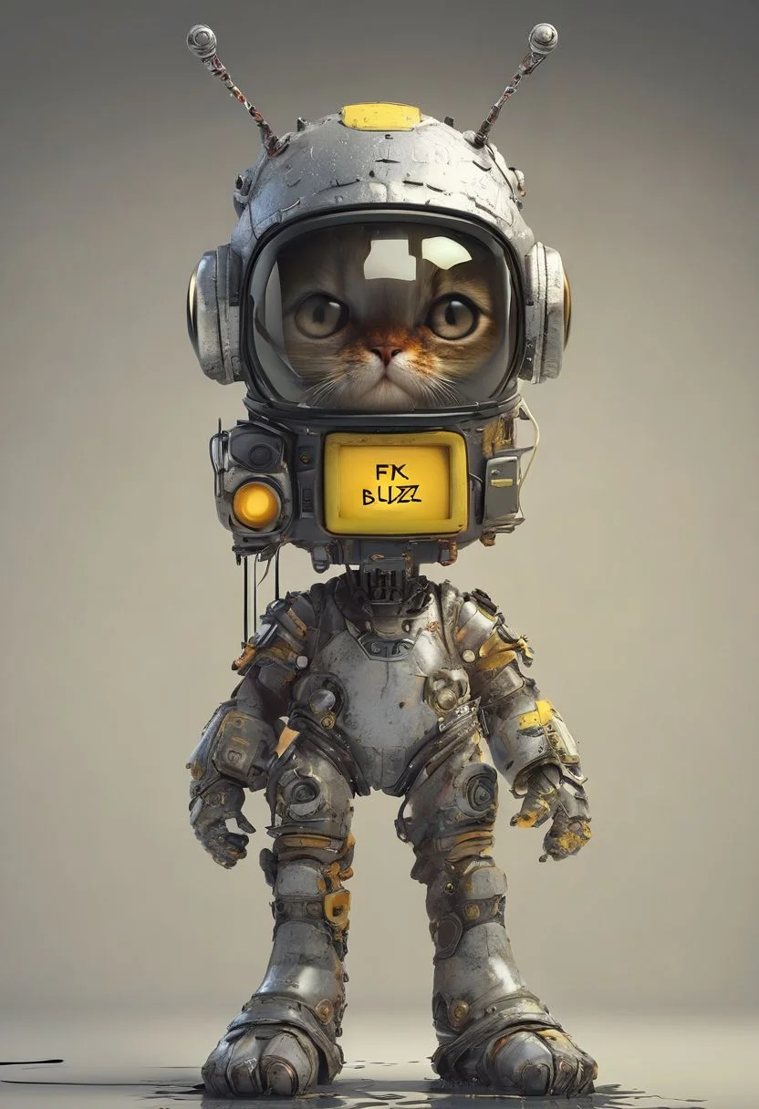 Cute Baby cat with huge eyes, sad eyes, wearing fuzzy bee costume,  holding a Flat lay mockup of [a futuristic metal sign] (with text " [Fix buzz plz]:1.3)" ,background with [strange geometric shapes and colors, glowing], flatlay photography style, minimalistic design, professional studio lighting, overhead shot from above, hyper-realistic (Horror, blood, dark:1.5),( Movie Artwork, Cinematic:1.3)
(<lora:text2:1.3>:) (text:"Fix buzz plz":1.3)
award winning artwork,
many details, extreme detailed, full of details,
Wide range of colors., Dramatic,Dynamic,Cinematic,Sharp details
Insane quality. Insane resolution. Insane details. Masterpiece. 32k resolution.
<lora:add-detail-xl:0.85>  <lora:sss:0.4>sss, translucent, subsurface scattering
<lora:MJ52:0.35>
<lora:ral-pxlprtcl:0.15> ral-pxlprtcl
<lora:xl_more_art-full_v1:0.75>
<lora:zavy-cntrst-sdxl:0.3> dark, chiaroscuro, low-key
