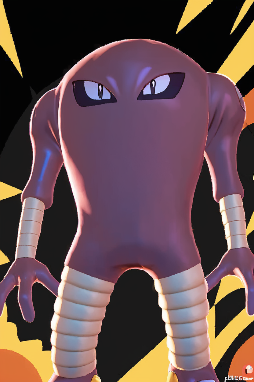score_9, score_8_up, score_8,     BREAK, , ,,,  zzHitmonlee, no humans, pokemon (creature),  <lora:Hitmonlee_Pokemon_PDXL:1.0>,  ,,,  , BREAK, smile, looking at viewer, cowboy shot, ,,, embedding:zPDXL, Expressiveh, ,,, <lora:Zy0n7_PDXL:0.8>, <lora:SDXLFaeTastic2400:0.5>, <lora:Expressive_H-000001:0.4>,