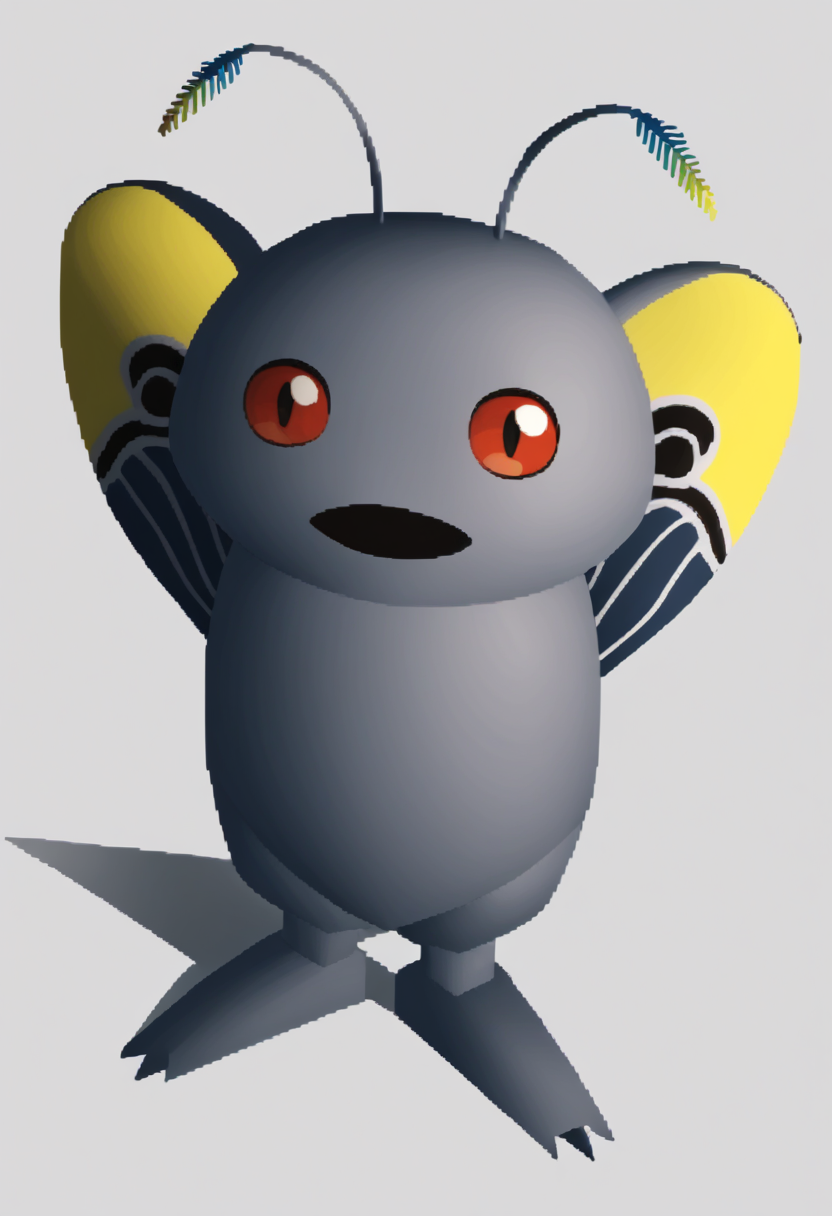 score_9, score_8_up, score_7_up, source_anime BREAK 1boy, solo,
 <lora:zs_FFVIIChibisXL_1> ffviichibis, chibi, standing, full body, white background
 <lora:Mothman-pdxl_Fp:1> mothman, pokemon \(creature\), red eyes, open mouth, antennae, grey skin, wings