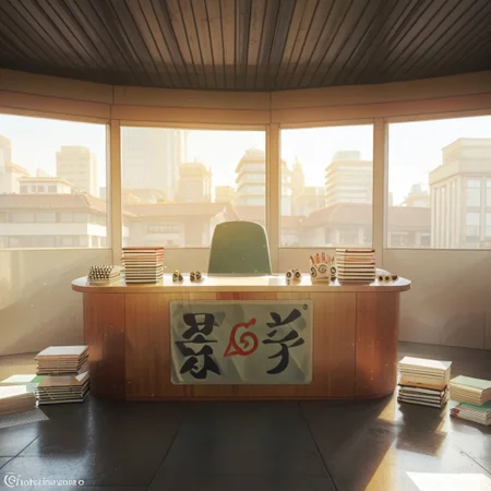 ispzxll,
no humans,
hokage office,