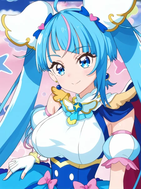 detailed background, shiny skin, posing, rating safe,
<lora:curesky.pony:1.0>,
curesky,
large breasts,