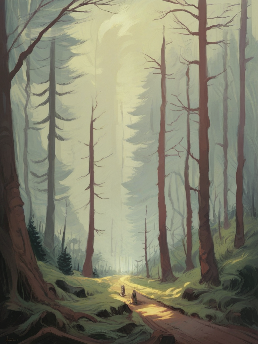 score_9. score_8_up, score_7_up, score_6_up, score_5_up, score_4_up,  <lora:3m1lyc4rrXLP:0.7> 3m1lyc4rr, forest, 1girl