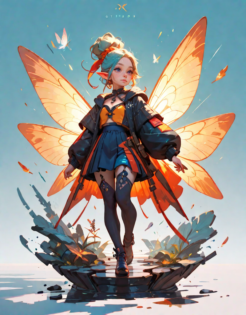 zPDXL2, <lora:SD15Lorium:1>, 1anylora,
Instant photo
of a Fairy,
Sleek, 
full body