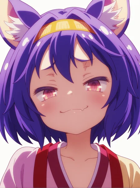 best quality,amazing quality,<lora:izuna:1>,izuna,portrait,smug,
