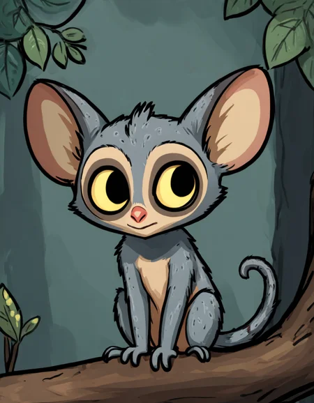 novuschroma style bushbaby <lora:105_novuschroma_1:1>