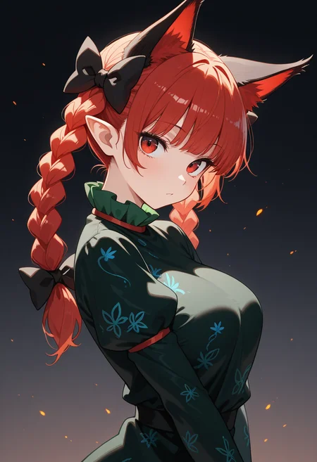 masterpiece, best quality, amazing quality, kaenbyou_rin