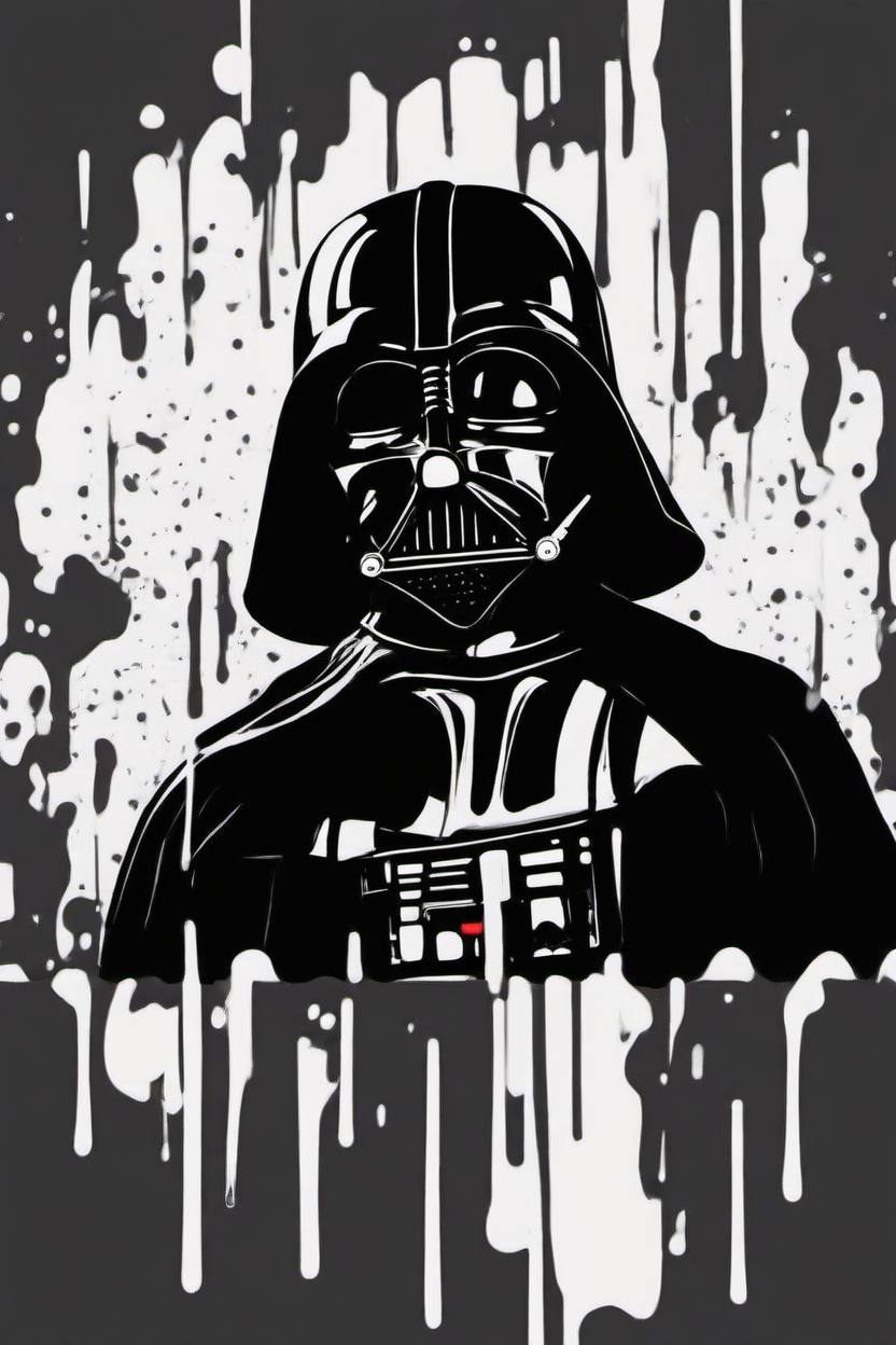 <lora:PE_HighContrastStyleV1:0.8> PEHighContrast,Simple Background, high Contrast, Illustration,Black and White,
Darth Vader
