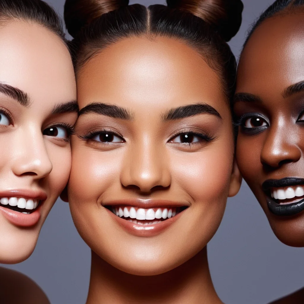 cinematic film still of  <lora:Sharp detailed high quality image style v1:1>
Sharp detailed high quality image of three women with different skin types posing for a picture, detailed background, 12K, high megapixel, realistic, realism, different, raw image, sharp style, long hair, smile, simple background, multiple girls, brown hair, black hair, white background, collarbone, nude, teeth, dark skin, 3girls, hair bun, nail polish, grin, black eyes, dark-skinned female, single hair bun, black nails, asian, photorealistic
, shallow depth of field, vignette, highly detailed, high budget, bokeh, cinemascope, moody, epic, gorgeous, film grain, grainy