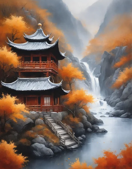 Chinese Ink Wash: (simplified brushstrokes), (monochrome gradients), (negative space), (traditional "Gou, Cun, Dian, Ran" techniques) :cite[7],
celestial engine distorting spacetime into mosaics,
Siberian taiga with frozen rivers, 
Foggy Weather,
Stratus blanketing coastal cliffs,
Sunrise painting peaks in gold,
Autumn maple leaf carpets,
 <lora:add-detail-xl:0.7>,
 <lora:DetailMaximizer:0.3>,
 <lora:brho:0.15> brho, 
<lora:Deep_depth_of_field:0.3>,
 <lora:extremely_detailed:0.8> extremely detailed,