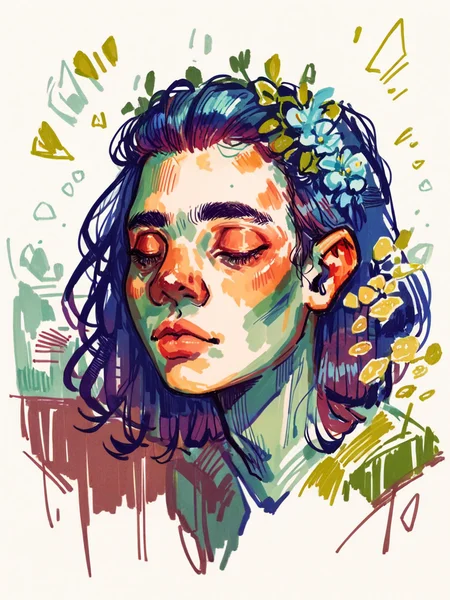 score_9, score_8_up, score_7_up, score_6_up, score_5_up, score_4_up,  <lora:c0l0ursk3tchXLP3:1> c0l0ursk3tch, 1girl, sketch,