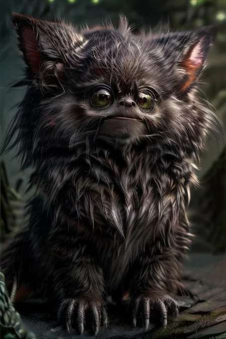 Now, there is a weird mgln creature which look imperfect but somehow has an extremely cute and adorable.
It come to the village of animals, and they adore it so much by giving it the best gift they were able to give.
The creature look like a pervert Artificial Intelligence Images Generator who really love to fap fap their bananas.
Suddenly, one of the animals become interested with it and pledge itself as its future spouse but the creature rejected its love and made it become very sad in sorrowful BUT as it remembers that the creature's hobby was fap fap its bananas, and then it trying to change itself become one of the most beautiful bananas in the whole millions galaxies ever existed. How the process it become bananas? I have no idea to be honest because I am just input this prompt to make you confuse just like my ex-Boyfriend ever made me confuse with his uncertainly future although he was ugly as a burnt pan crust. BUT hey, you are the Dream Shaper, so I believe you able to shape my dream.
Award Winning of every Awards from whole galaxies. The mystical ethereal background and mixed colors become Trending on Playboy for one time and the rest of other times always trending on all of social media platform, so much trending that even the Civita moderators unable to judge whether this is allowed or not. Do you know what I mean? because I don't even know why I am create this,
cute love regards,,
EdobTWOTWTripod
giant alien creature, claws,