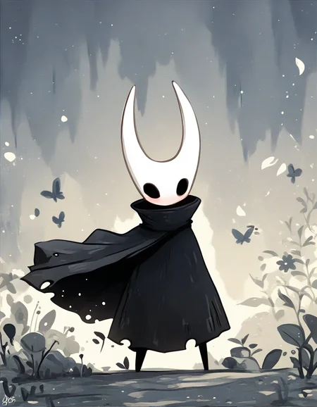 black cape, hollow_knight ncpy57 style <lora:ncpy57 style:1>, score_9, score_8_up, score_7_up, score_6_up, score_5_up, score_4_up