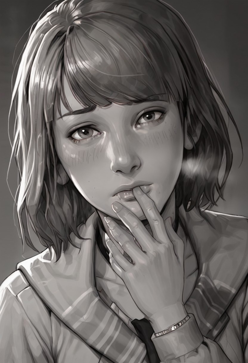 score_9, score_8_up, score_7_up, 1girl, indoor, BREAK tanamachi_kaoru, amagami, (green eyes), (blond hair), curly_hair ,medium hair, long_sleeves ,messy_hair, solo, wavy_hair, blush, heavy breath, BREAK close mouth, city park background, female focus, shaking, motion line, shy, blush, pov, masterpiece, best quality, very aesthetic, newest,  maxine_caufield_byammpu, (ashleygraham)