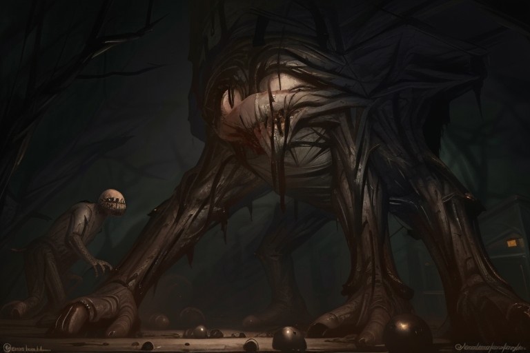 Photography, photorealistic, insanely real life detailed, 8k, highest resolution possible, sharp focus, taken with professional DSLR and lenses, cinematic, taken best skilled cinematographer, 
mong, monster, horror \(demon animal\), Darkness,
hiding in a house,night,dark,looking from hiding place at viewer, creature is small bu terrifying, hiding behind furniture, peeking to see how close you are,
horror movie atmosphere, cinematic dark night time lighting and dramatic shadows,