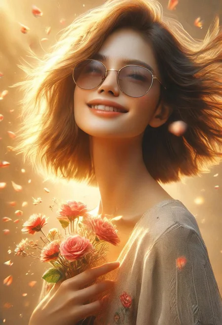 (best quality, masterpiece, colorful, highest detailed), ultra detailed, 8k, (intricate details, hyperdetailed:1.15), (photorealistic:1.2), (raw photo:1.2), detailed, (official art, extreme detailed, highest detailed), soft nature lights, soft colors, (natural light, ray tracing, cinematic lighting, bloom, volumetric light), 1girl, solo, Vietnamese, (smile, looking at viewer, high detail skin, real skin, skin texture:1.15), (blonde hair, long hair, flowy hair, floating hair:1.1), light passing through hair, (pureerosface_v1:1.2), (cowboy shot, dynamic pose:1.2), (outdoors, park, park bench, snow on grass, snowing, snowflake, backlighting:1.2), (SunGlass, sunglass, santa dress, green necklace, green highthighs, red footwear:1.2), Fixhand,